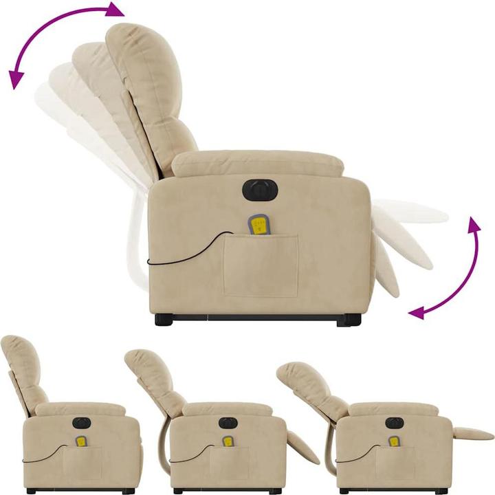 Image du produit vidaXL Massagesessel mit Aufstehhilfe
