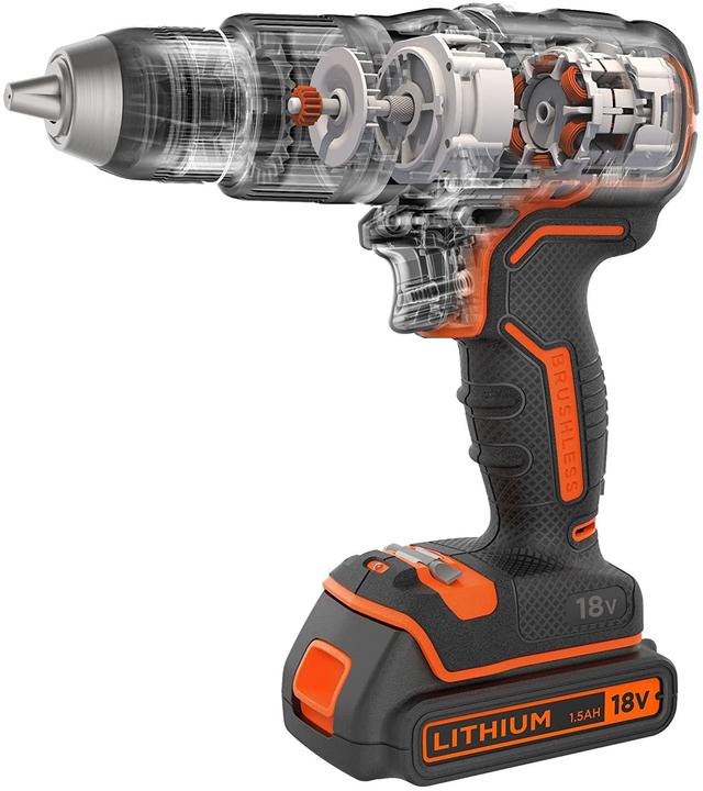 Actual product image Black & Decker BL188KBQW Batterypowered impact wrench (Rechargeable battery operated)