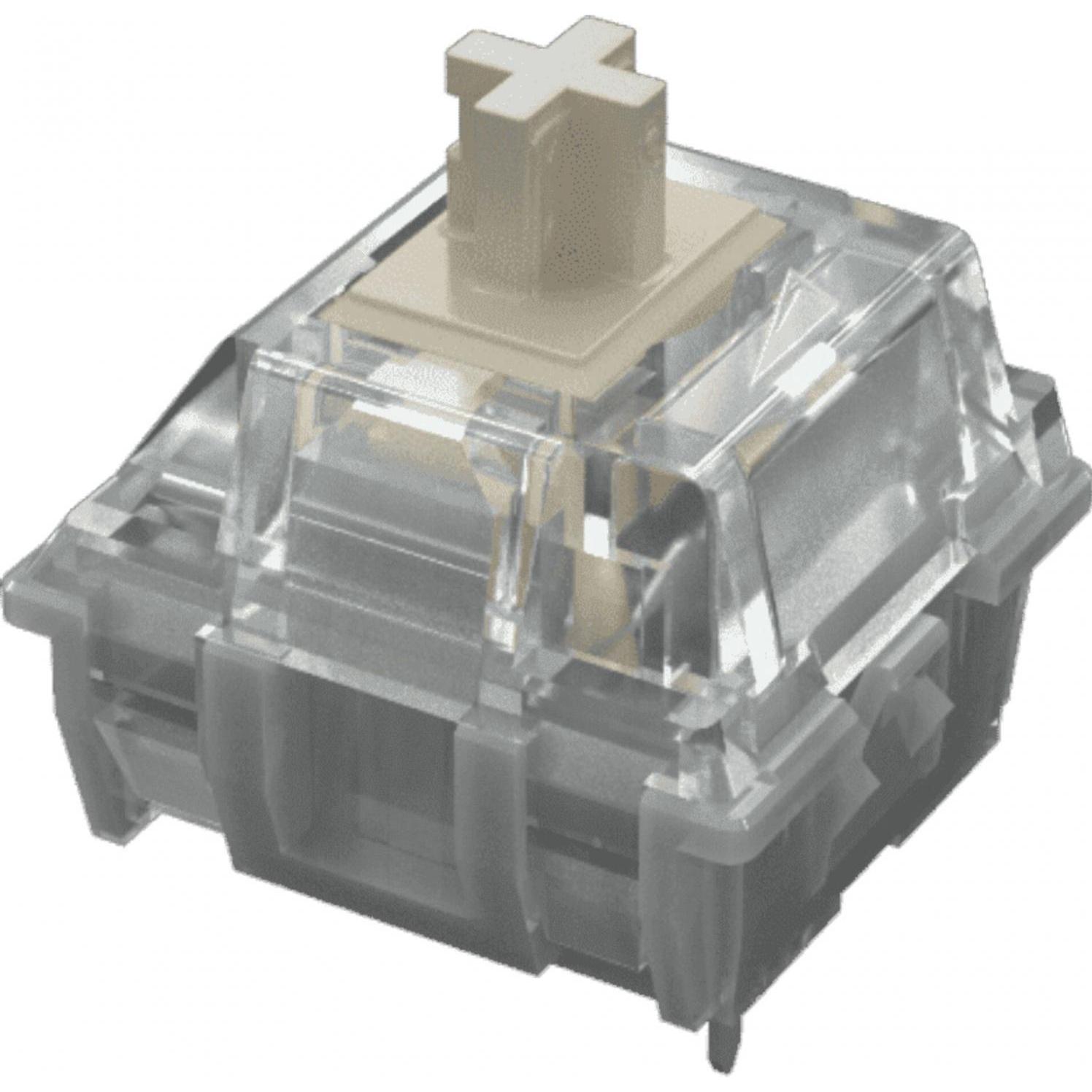Mountain Switch Pack 90pcs Linear 45 Speed, Maus + Tastatur Zubehör, Weiss, Transparent