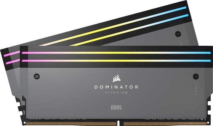 Image du produit Kingston RAM Corsair D5 6000 96GB C30 Dom Titanium K2 (2 x 48 Go, 6000 MHz, RAM DDR5, DIMM)