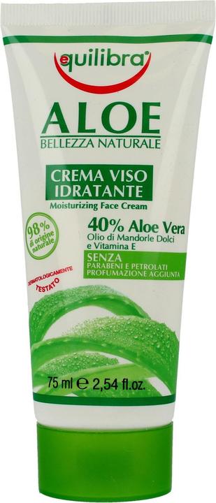 Equilibra EQUILIBRA Aloe Moisturizing Face Cream aloesowy krem do twarzy Aloe Vera 75ml (75 ml, 24h Creme)