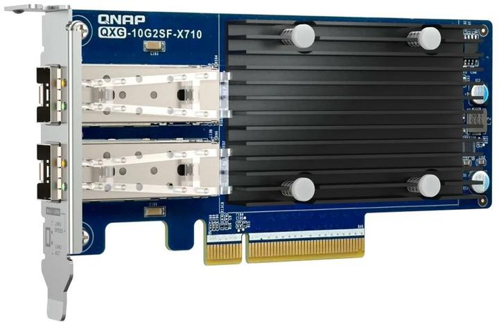 QNAP LAN-kaart 2x 10GbE SFP+ PCIe uitbreidingskaart QXG-10G2SF-X710 (SFP+, PCI Express 3.0 x8)
