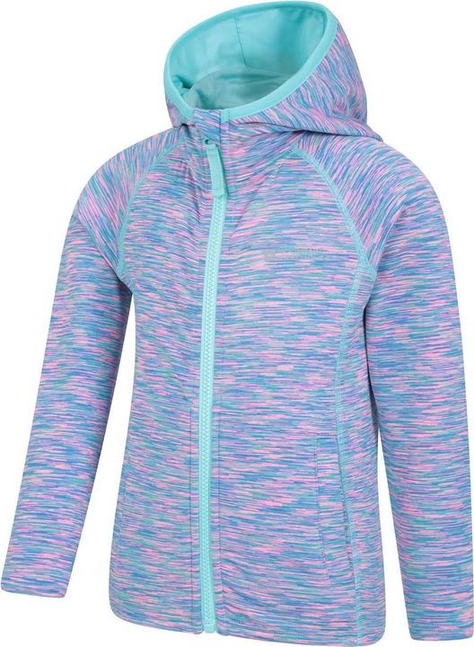 Immagine prodotto Mountain Warehouse Kayleigh II Felpa con Cappuccio e Zip Intera Strisce Bambini (104)