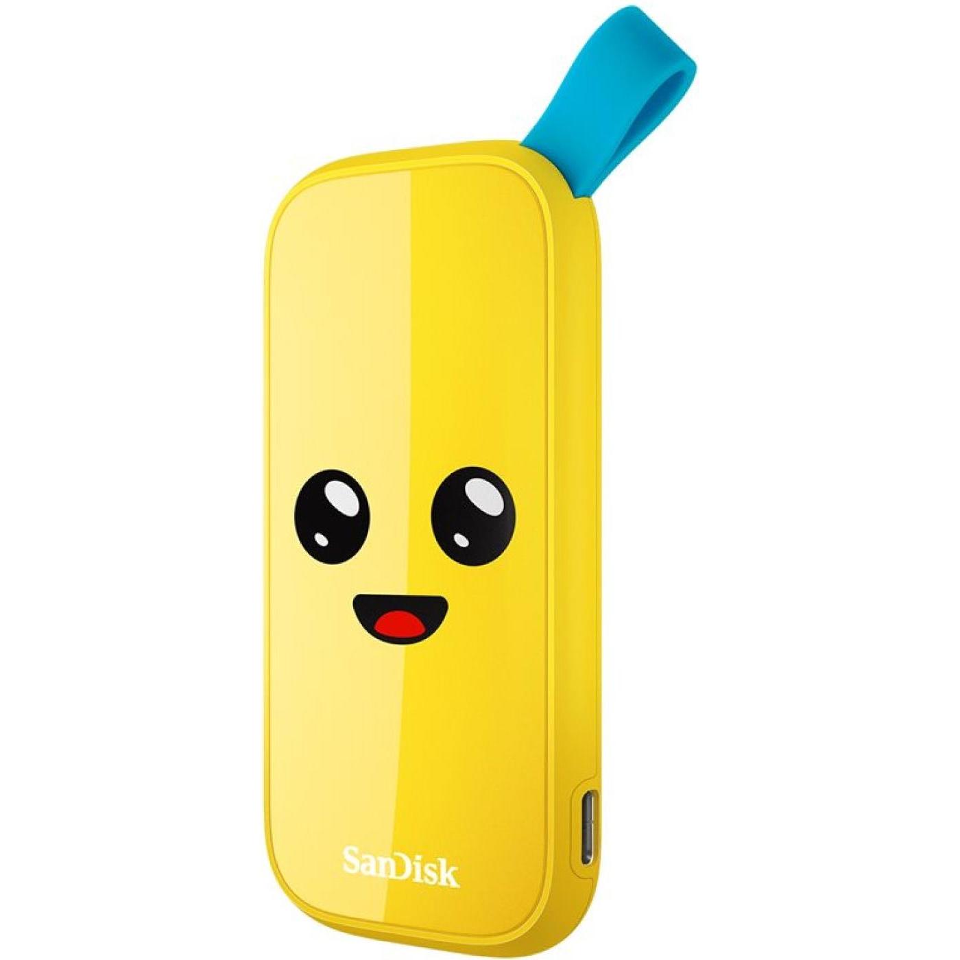 SANDISK Portable SSD 1TB Peely Edition (1 TB), Externe SSD, Gelb