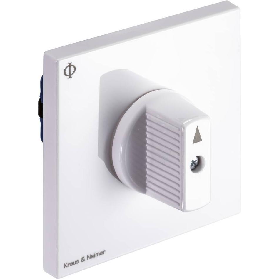 Kraus & Naimer INTERRUTTORE AUTOMATICO DA INCASSO UNIPOLARE / N.&N. CA10.A200.UE1 70002007, Pulsante + Interruttore