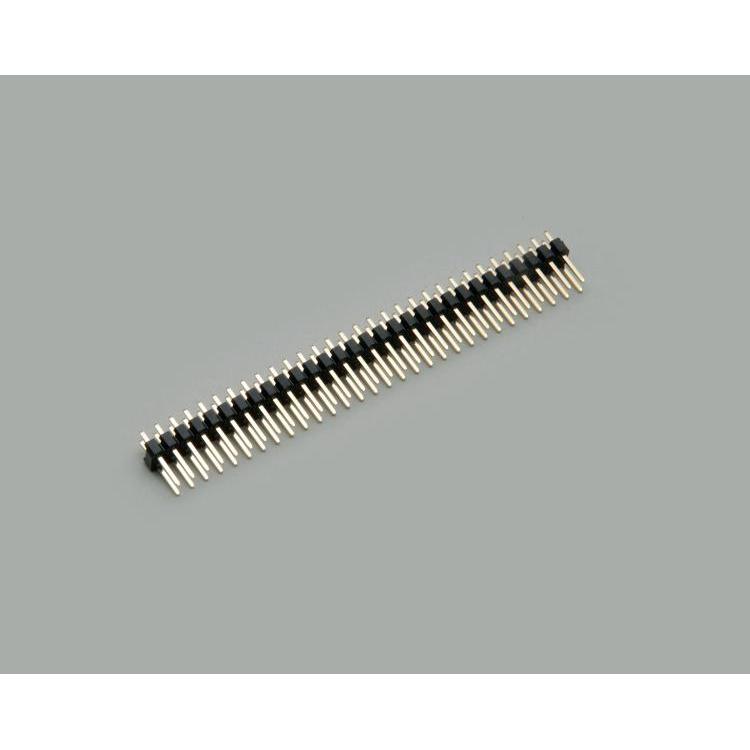 BKL Electronic Stiftleiste (Standard) Anzahl Reihen: 2 Polzahl je Reihe: 13 1012, Elektronikkabel + Stecker, Schwarz