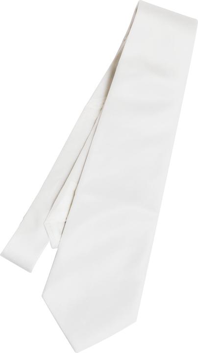 Immagine prodotto Ideen Cravatta di seta P08, bianca, 9,5x140 cm
