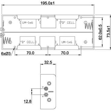 Thumbnail - Goobay Batteriehalter, Batterie Zubehör, Schwarz