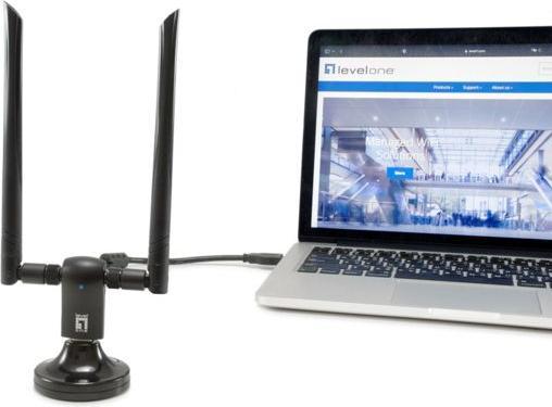 Actual product image LevelOne WUA-1810E network adapter (USB)