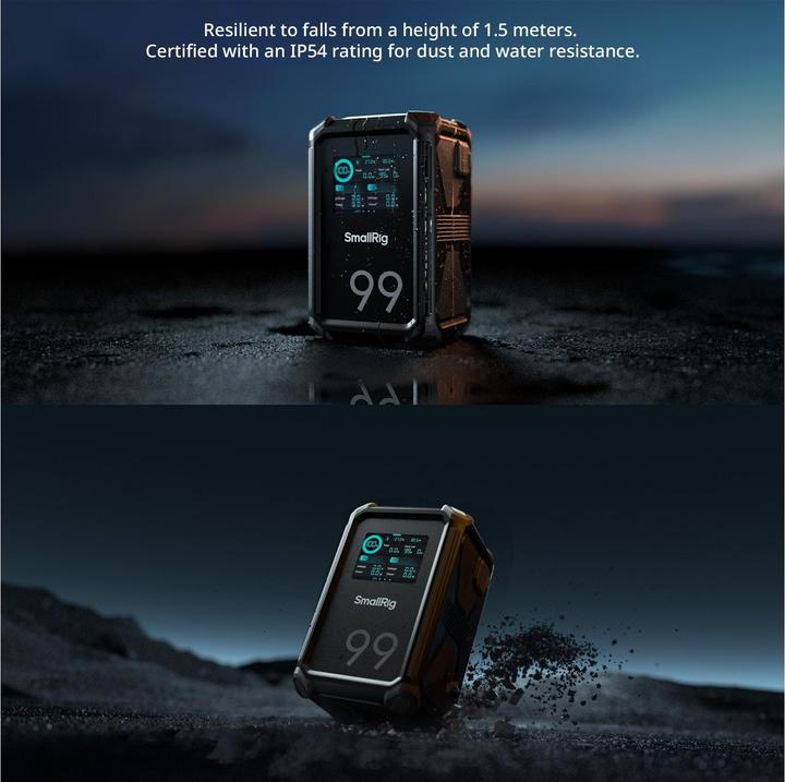 Actual product image SmallRig Videokamera-Akku X-Touch Smart Triple-Proof V-Mount X99