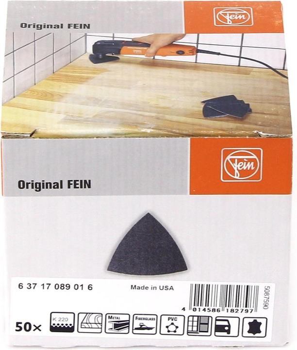 Produktbild Fein Deltaschleifpapier mit Klett (220)