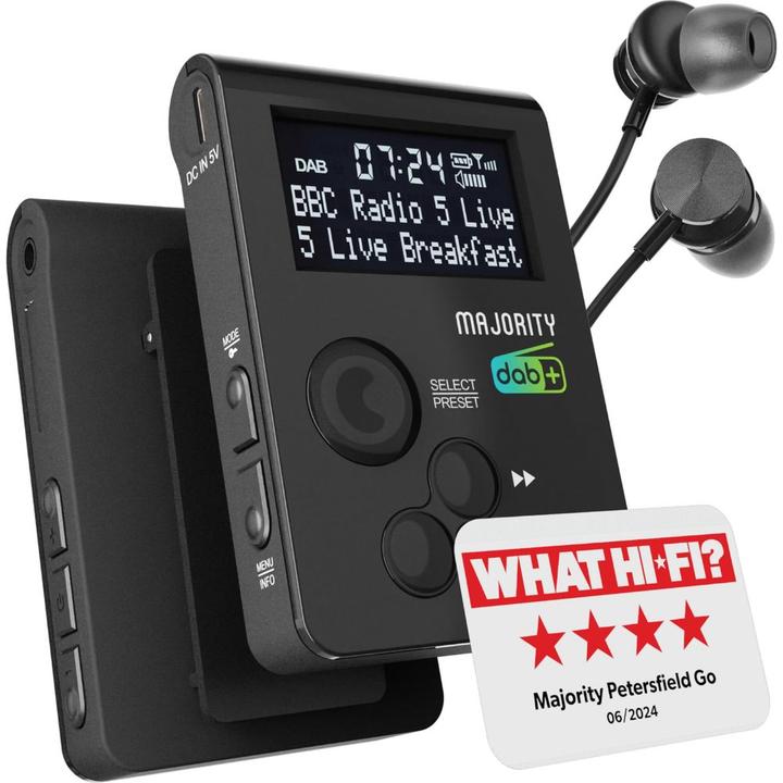 Actual product image Majority Portable digital radio (DAB+, FM, Radio Frequency (RF))