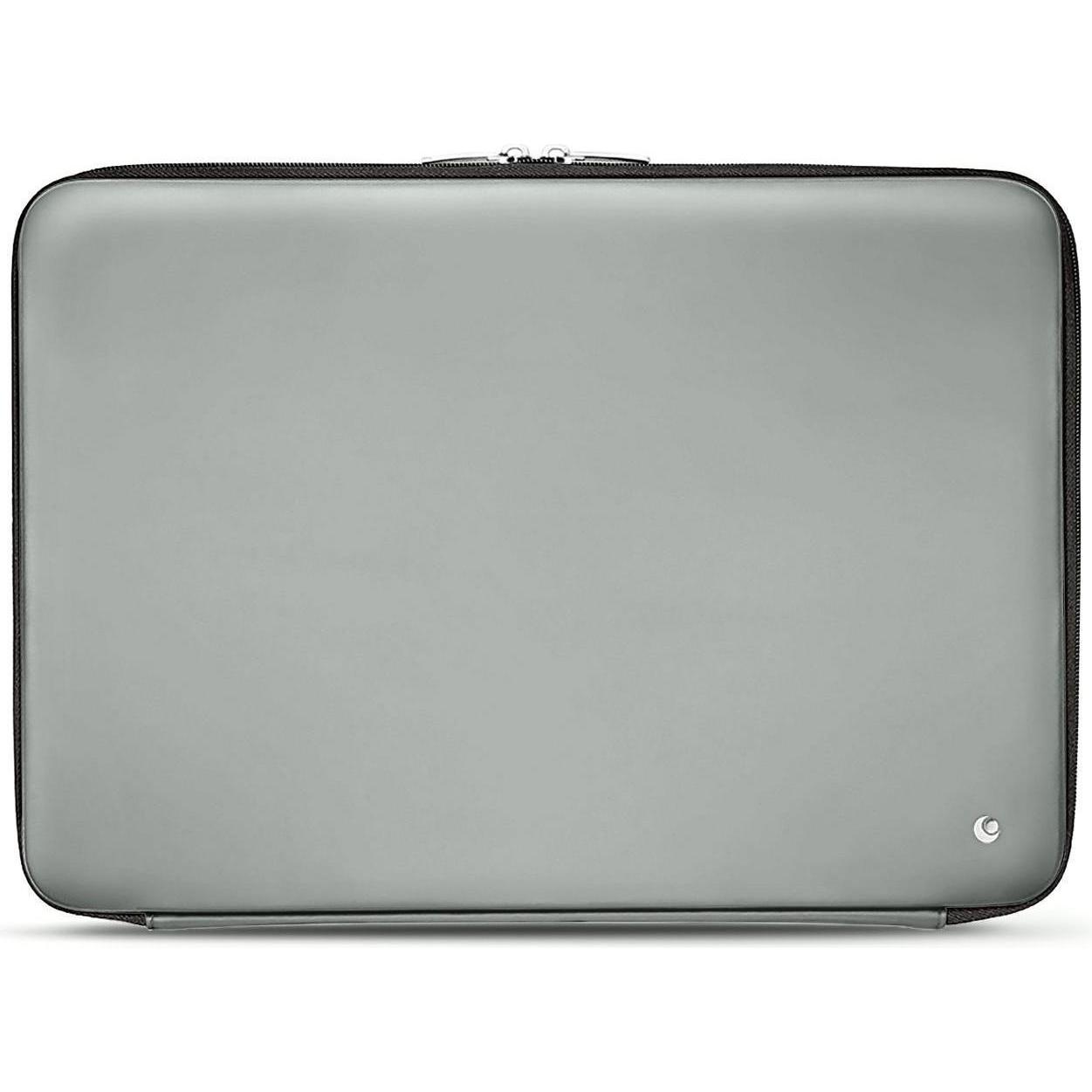 Noreve Lederhülle, Notebooktasche, Grau