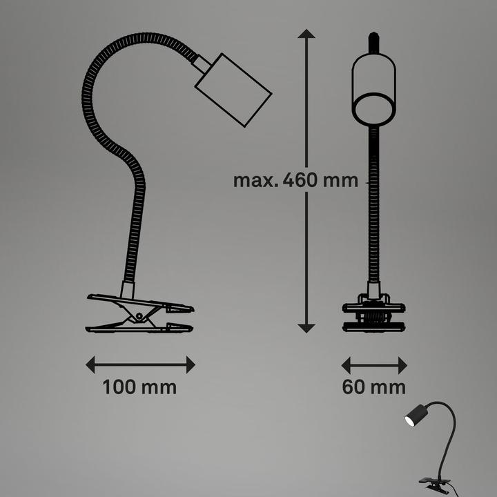 Actual product image Briloner Clamp light (290 lm)