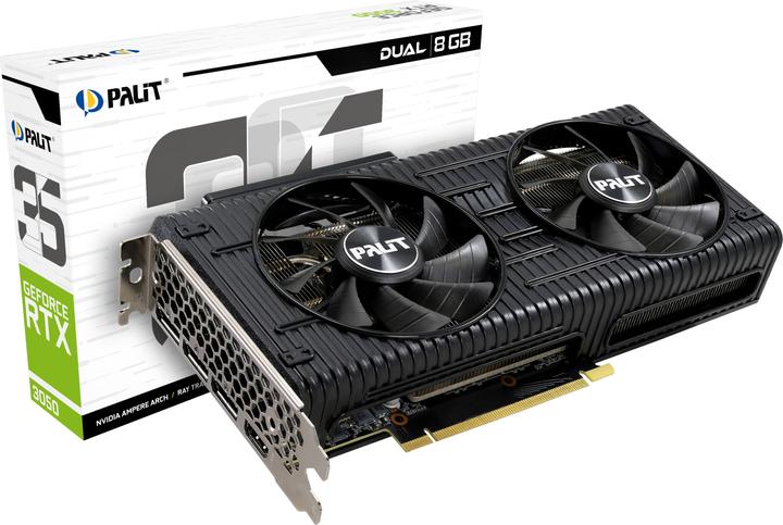 Produktbild Palit GeForce RTX 3050 Dual (8 GB)