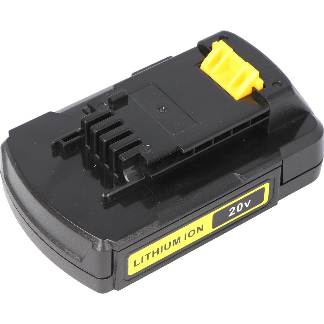 XCell, Werkzeugakku + Ladegerät, Akku passend für Stanley FMC 687L, Li-Ion, 20V, 2000mAh, 40Wh (20 V)