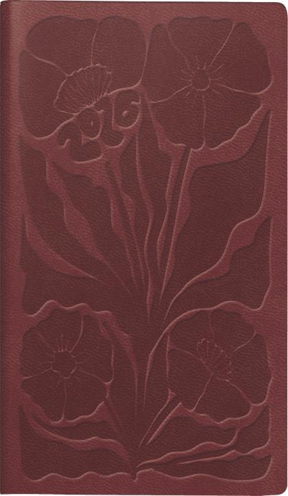 Produktbild Ridoide TA International 2026 701691502 1W/2S dunkelrot ML 8.7x15.3cm (A6, 1 Woche / 2 Seiten)