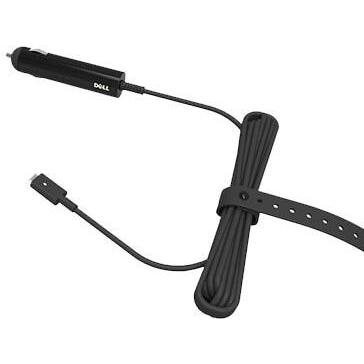 Dell Auto/Air Adapter 65W USB-C (65 W), Notebook Netzteil, Schwarz