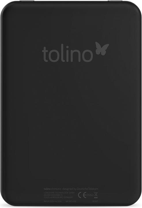 Actual product image tolino shine 2 HD (6", 4 GB, Black)