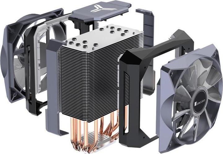 Actual product image Jonsbo CR-1100 CPU Cooler, ARGB - 2x 120mm (112 mm)