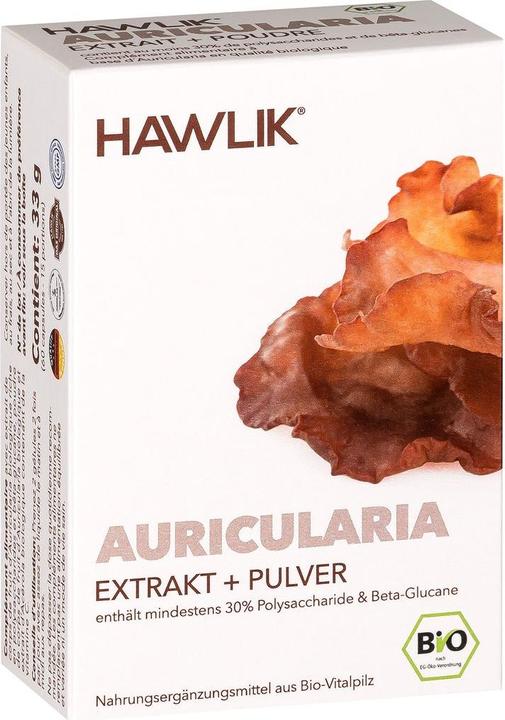 Image du produit Hawlik Extrait d'Auricularia + poudre Gélule (60 pièce(s), Capsules, 57 g)