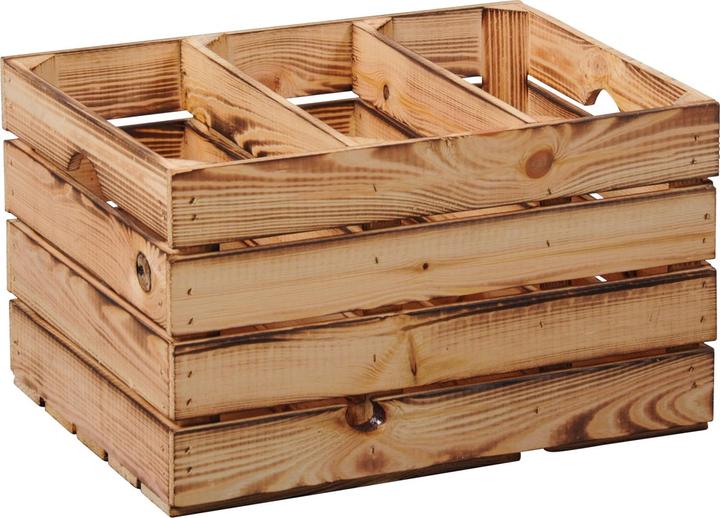 Image du produit Kesper Caisse décorative flammée (36 cm)