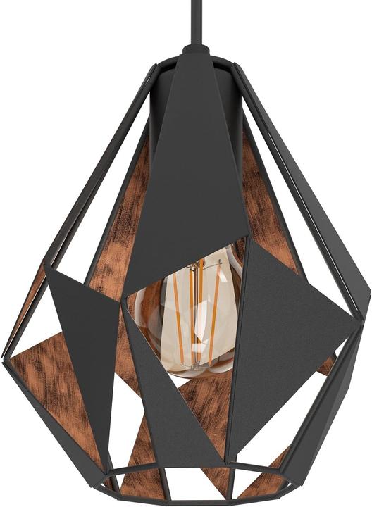 Produktbild EGLO Pendelleuchte DISTAFF 3x E27 Schwarz (E27)