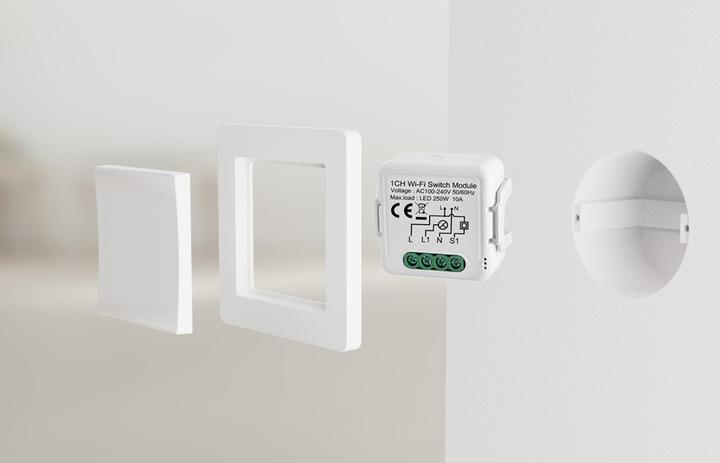 Immagine prodotto Netplus Modulo interruttore relè intelligente 10A a 1 canale Zigbee