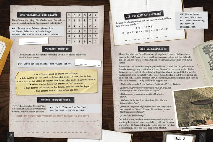 Nutritional values and ingredients Detective Games – Löse die Fälle! (2 Bücher im Bundle) (German, Beate Huth, Clémence Roux de Luze, Gesa Mattiesch, Gilles Saint-Martin, Michele Lecreux, Pascal Guichard, 2023)