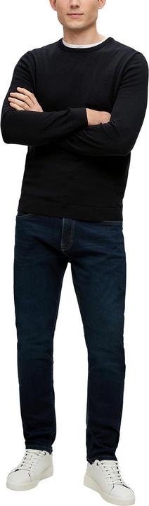 Produktbild s.Oliver Strickpullover Strickpullover mit Logo-Stickerei (XXL)