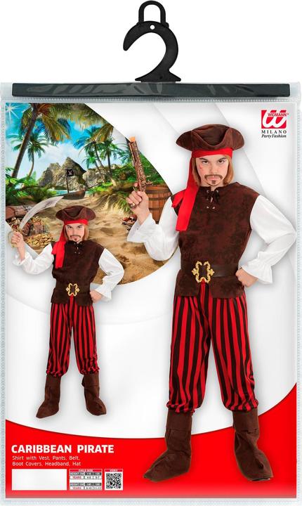 Produktbild Widmann Kostüm Pirat der Karibik (140)