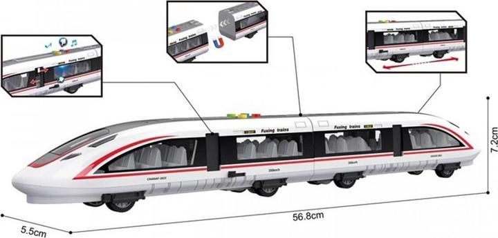 Produktbild MADE Zug mit Magnet, Licht und Ton, öffnenden Türen