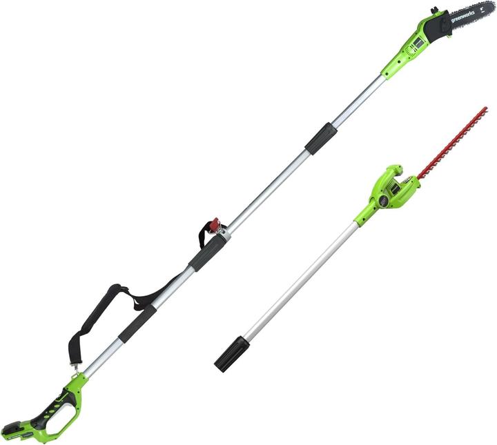 Image du produit Greenworks G24PSH Kit de coupe et de taille de haies 24V (outil uniquement) (Fonctionnement sur batterie)