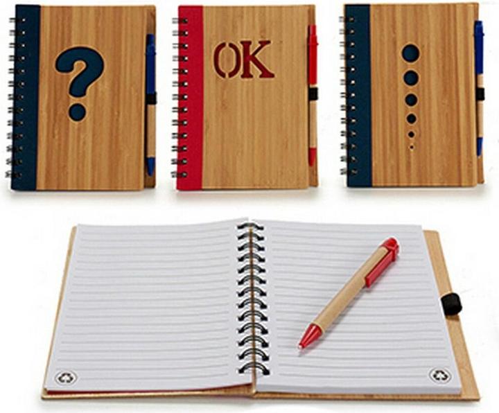 Produktbild Pincello Mini-Ringheft mit Kugelschreiber 14 x 18 cm Symbole (12 Stück) (14 x 18 cm)