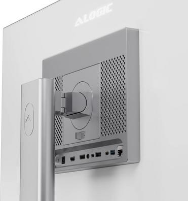 Actual product image Alogic Aspekt 32 Zoll 4K UHD Docking Monitor Matt, silber (3840 x 2160 Pixels, 32")