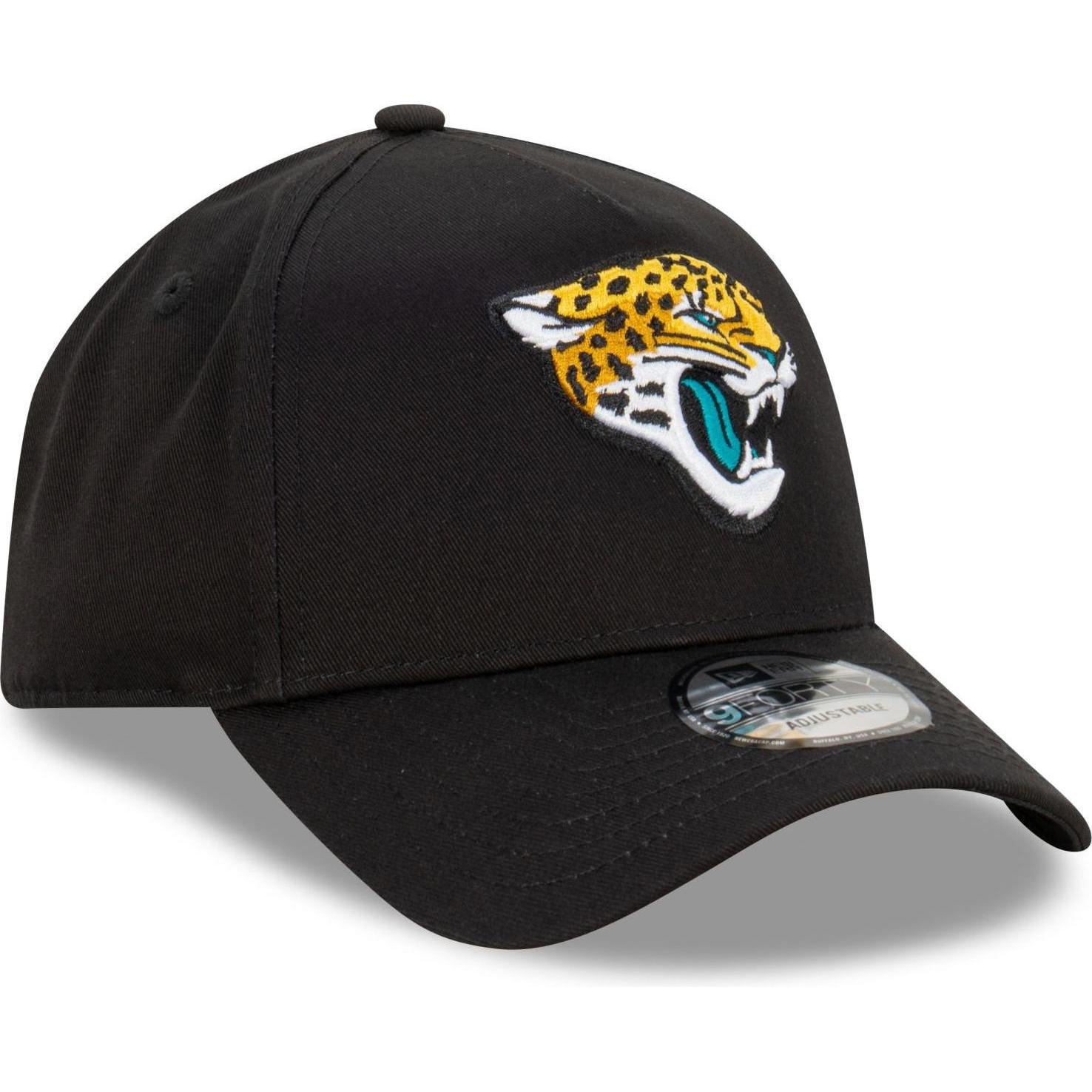 New Era, Herren, Cap, 9Forty A-Frame Cap - Jacksonville Jaguars schwarz, Schwarz, (One Size)