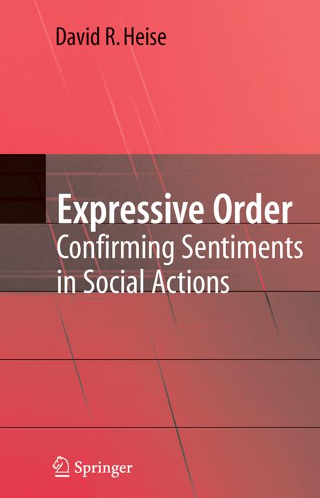 Expressive Order (Englisch, David R. Heise, 2010)