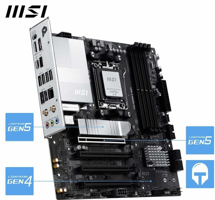 Produktbild MSI PRO B850M-P WIFI (AM5, AMD B850, mATX)