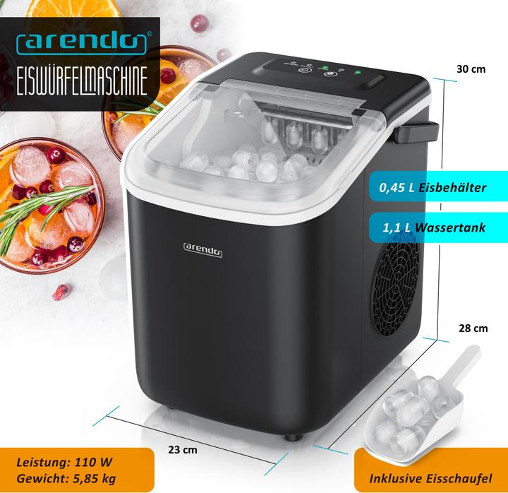 Actual product image Arendo Ice cube machine