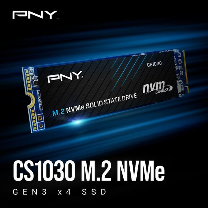 Actual product image PNY CS1030 M.2 NVMe PCIe Gen3 x4 2TB (2000 GB, M.2 2280)