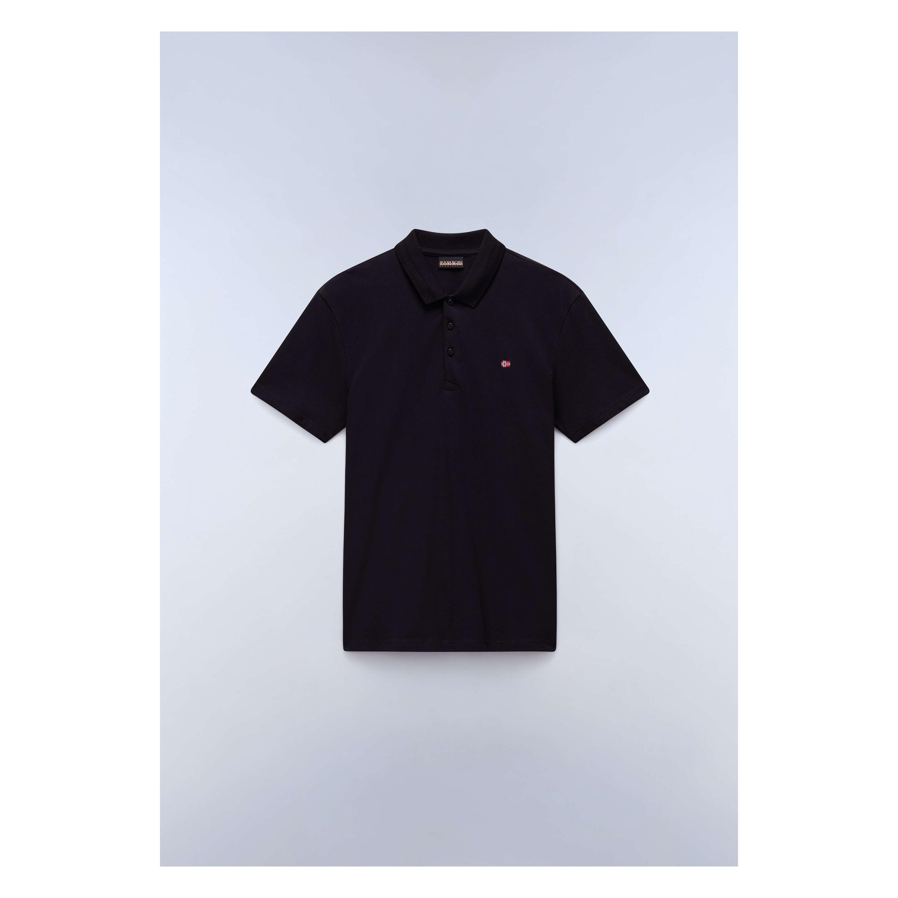 Napapijri, Mannen, T-shirts, Ealis, Zwart, (Xxl)