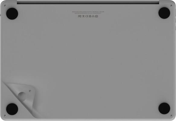 Immagine prodotto JCPAL MacGuard Two-in-One Skin Set for MacBook Air 15" (M2 2023, M3 2025 & M4 2025) - Space Gray (15", Apple)