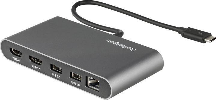 Actual product image StarTech TB3DKM2HDL (Thunderbolt, 5 ports)