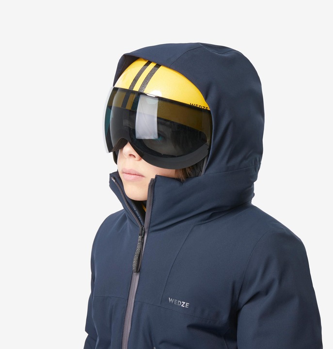 Produktbild Wedze Skijacke Kinder wattiert warm und wasserdicht - 500 blau (146)