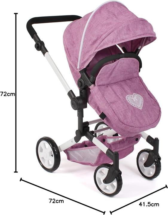 Actual product image Bayer Chic 2000 Combi doll carriage "LINUS