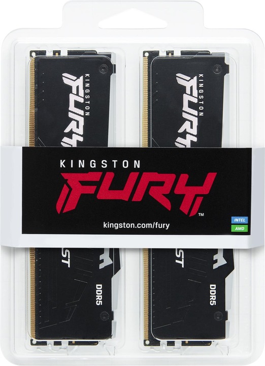 Actual product image Kingston 64GB DDR5-6000MT/S CL36 DIMM (2 x 32GB, 6000 MHz, DDR5 RAM, DIMM)