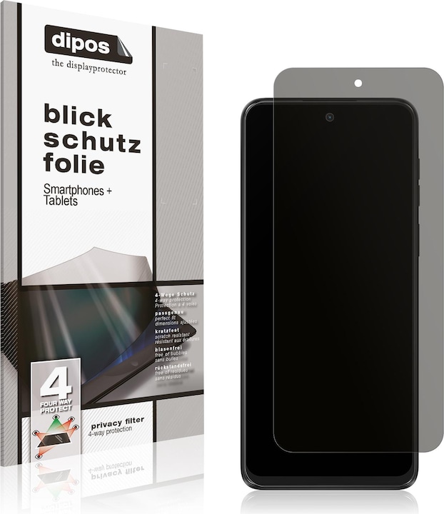 Actual product image Dipos Screen Protector 4-Way Privacy (1 Piece, Motorola Moto G14)