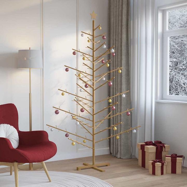 Actual product image vidaXL Holz Weihnachtsbaum (210 cm)