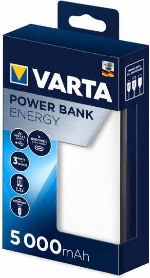 Actual product image Varta Energy (5000 mAh, 12 W, 18.50 Wh)