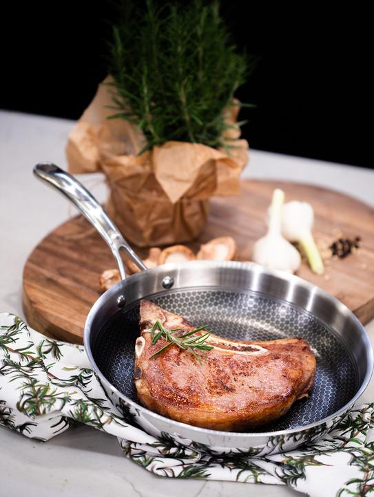 Actual product image ELO Frying pan Relief Evol. 24cm (24 cm, Frying pan, Stainless steel)